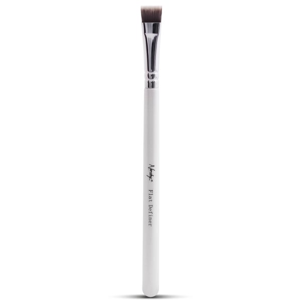 Кисть плоская Nanshy Flat Definer Brush - перламутровый белый