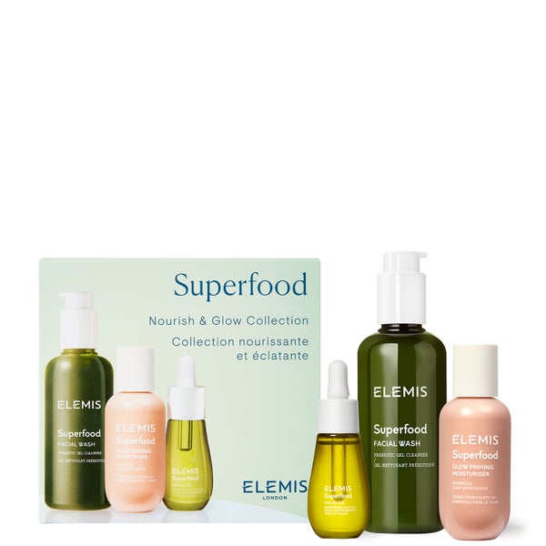 Набор средств по уходу за кожей лица Elemis Superfood Nourish and Glow Collection