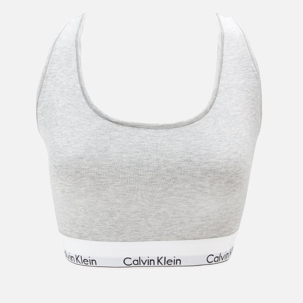 Calvin Klein Women's Bralette Plus Size Grey