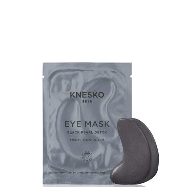 Knesko Skin Black Pearl Detox Eye Mask 6 Treatments 25ml (Worth £90.00)