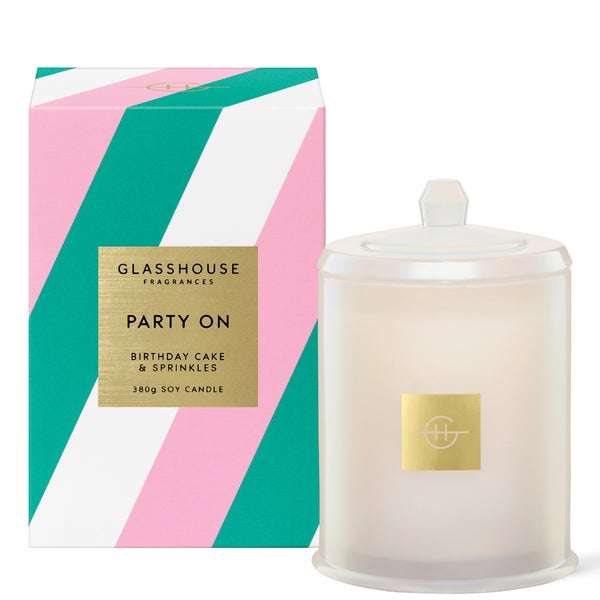 Glasshouse Fragrances Party on Candle 380g