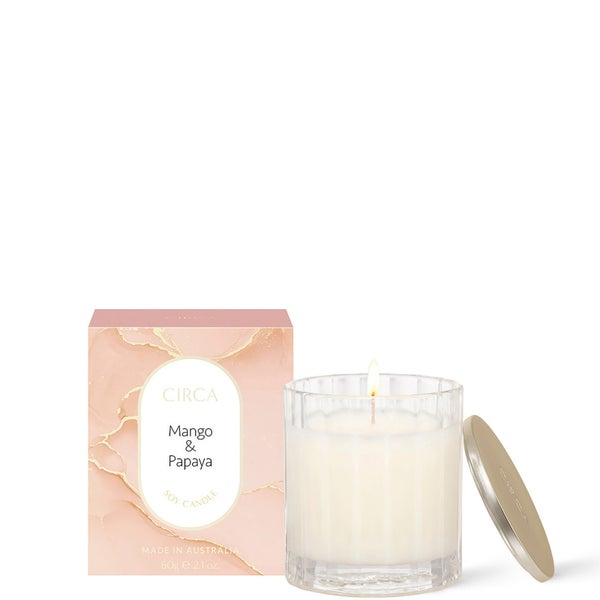 CIRCA Mango & Papaya Scented Soy Candle 60g