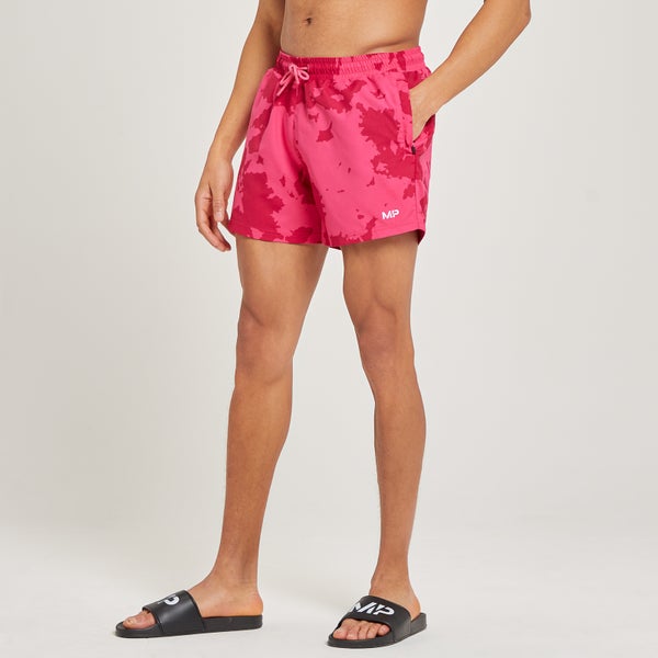 MP Herren Atlantic Bedruckte Badeshorts — Magenta