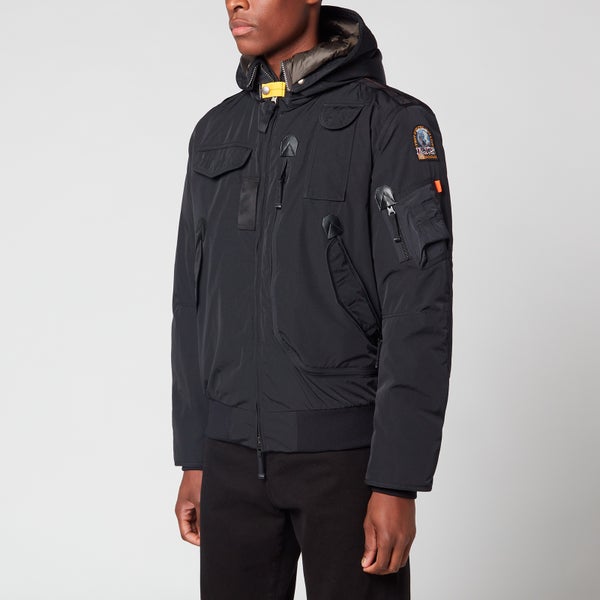 Parajumpers Men's Gobi Light Hooded Bomber Jacket - Black