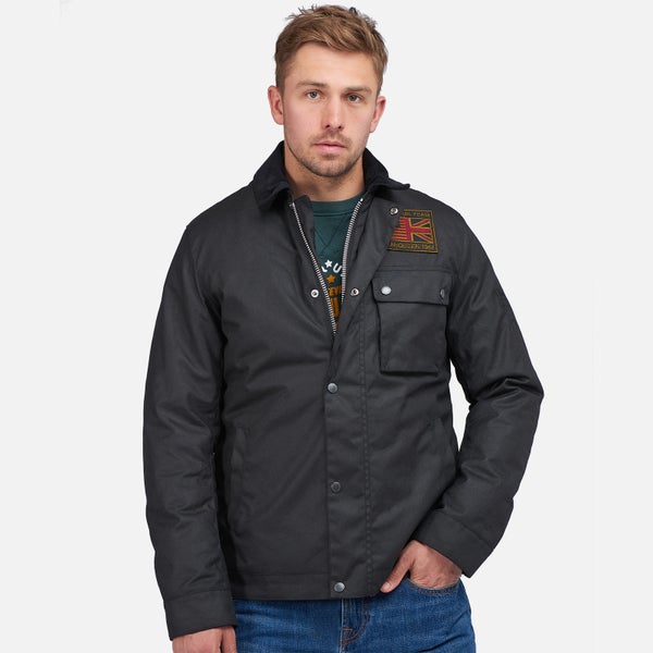 Barbour International X Steve McQueen Men's Workers Wax Jacket - Black