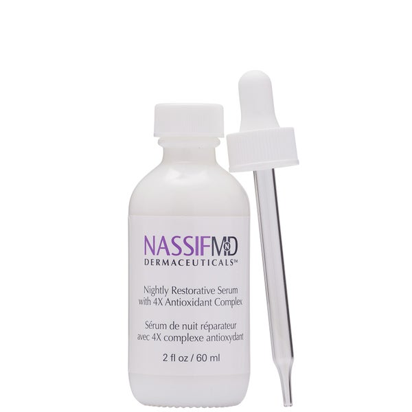 NassifMD Dermaceuticals Nightly Restorative Antioxidant Serum with Powerful 4x Antioxidant Complex 60ml