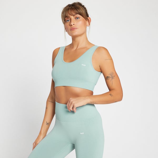MP Women's Composure Seamless Sports Bra - Ice Blue