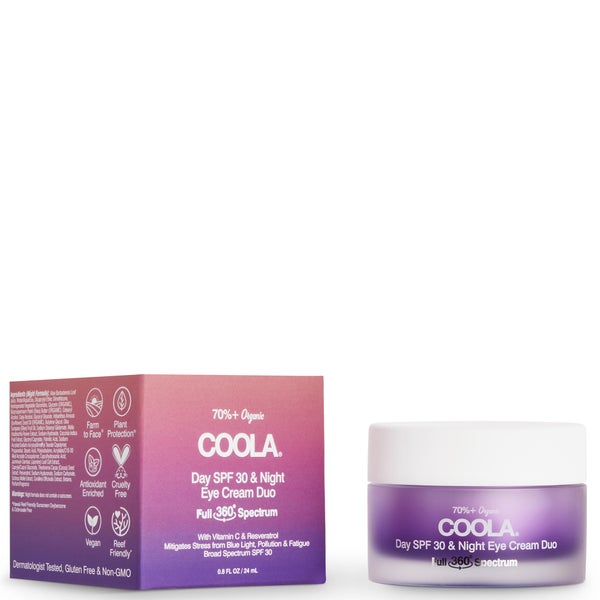 COOLA Day/Night Organic Eye Cream Duo, SPF30 0.8 fl. oz