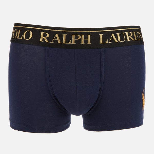 Polo Ralph Lauren Men's Gold Polo Player Trunk Boxer Shorts - Cruise Navy