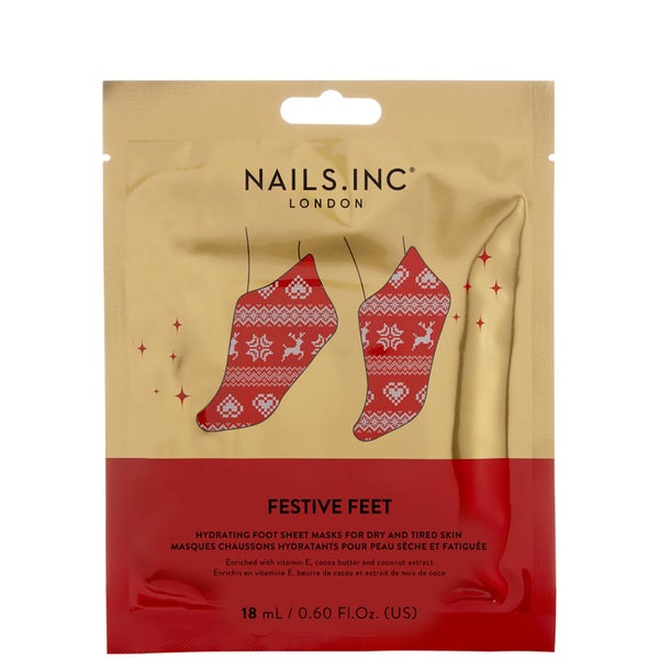nails inc. Festive Feet Mask