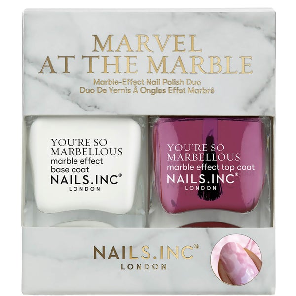nails inc. Duo Marvel at the Marble
