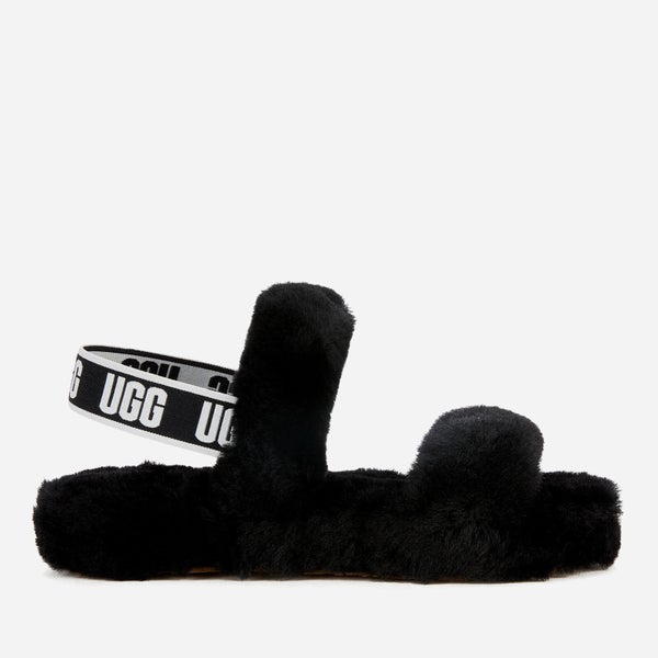 UGG Kids' Oh Yeah Slippers - Black