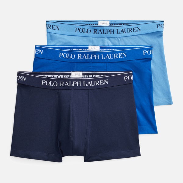 Polo Ralph Lauren Classic Cotton-Blend Three-Pack Trunks
