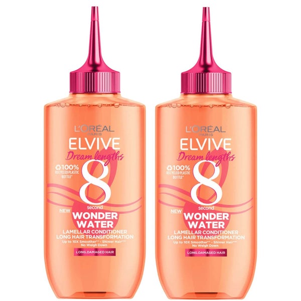 L'Oréal Paris Elvive Dream Lengths Wonder Water 8 Second Hair Treatment -hiushoito, 200 ml:n duo