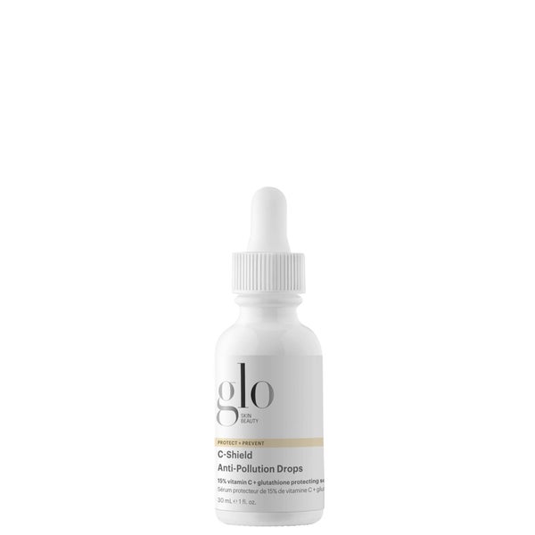 Glo Skin Beauty C-Shield Anti-Pollution Drops | 15 Vitamin C Glutathione Protecting Serum 1 fl. oz.