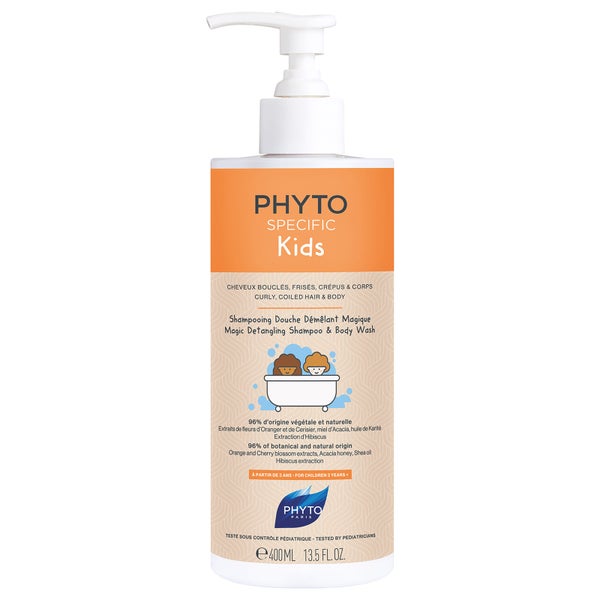 Шампунь и средство для мытья тела для детей Phyto PhytoKids Magic Detangling Shampoo and Body Wash, 400 мл