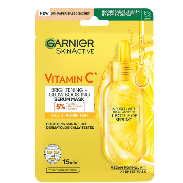 Garnier SkinActive Moisture Bomb Vitamin C Sheet Mask 28g