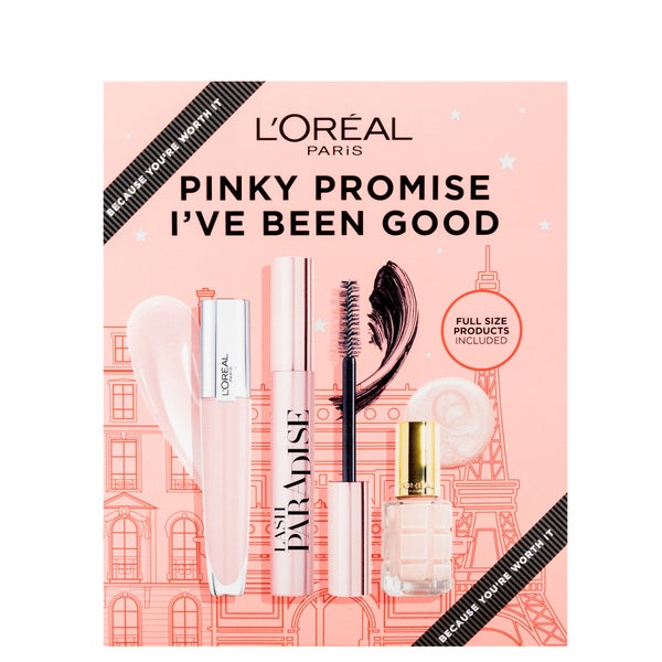 Set Regalo L'Oreal Paris Pinky Promise I've Been Good, Eye, Lip & Nail Trio