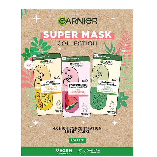 Collection de masques en feuille Garnier Ampoule