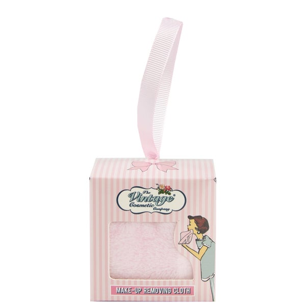 The Vintage Cosmetic Company Make-Up Removing Cloth In Bauble - Rosa