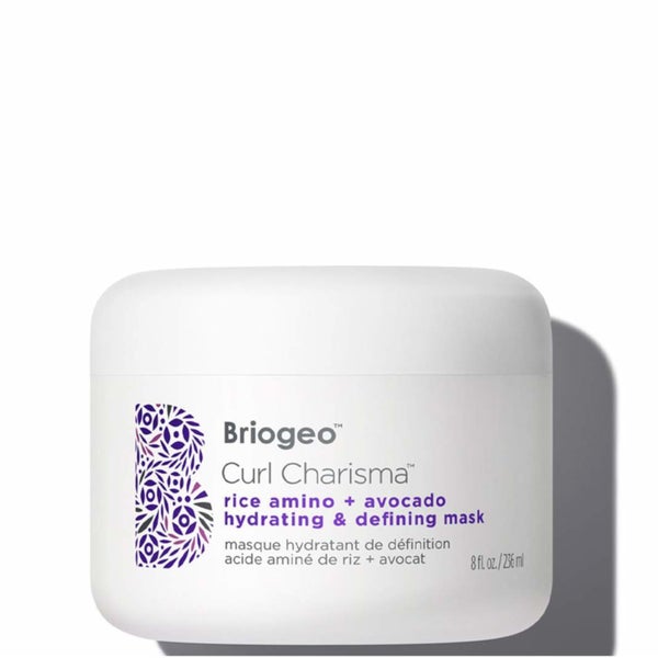 Briogeo Curl Charisma Rice Amino Avocado Hydrating Defining Hair Mask for Curly Hair 8 fl. oz.