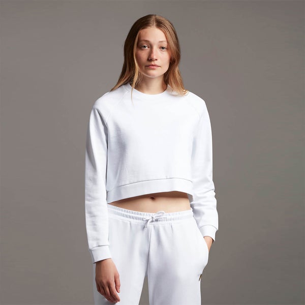 Cropped Sweatshirt - White
