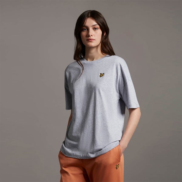 Oversized T-shirt - Light Grey Marl