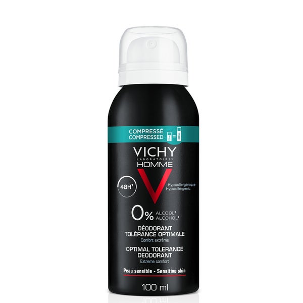 VICHY Homme Optimal Tolerance Deodorant 48h Spray 100ml