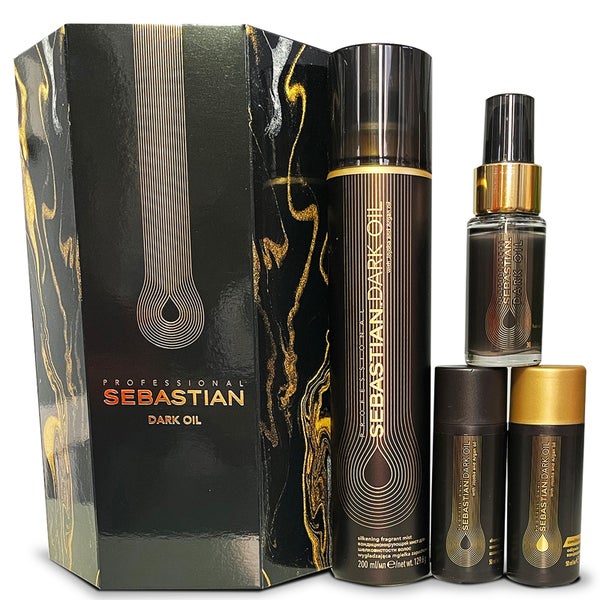 Подарочный набор для ухода за волосами Sebastian Professional Dark Oil Discovery Gift Set