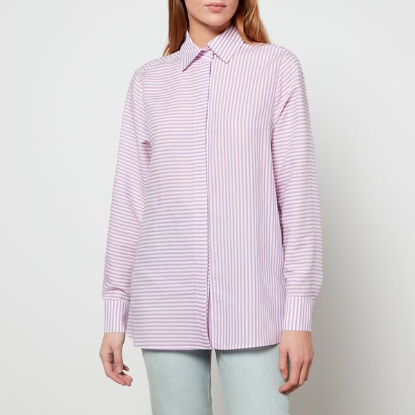 Être Cécile Women's Classic Shirt - Purple White Stripe