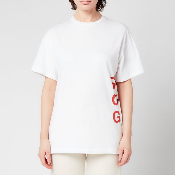 Être Cécile Women's Good Vibes Band T-Shirt - White