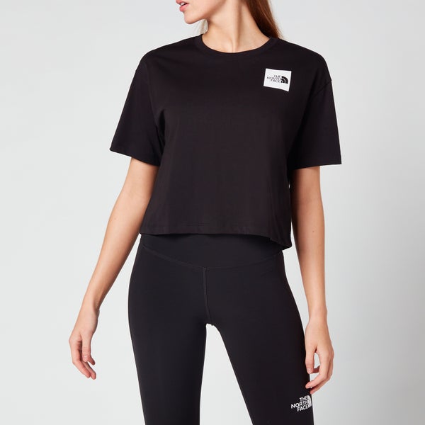 The North Face Women's Cropped Fine T-Shirt - Black