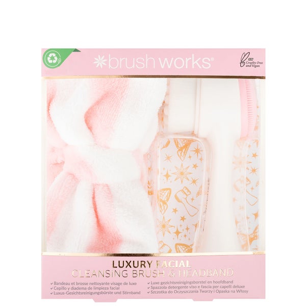 Набор brushworks Luxury Facial Cleansing Brush and Headband