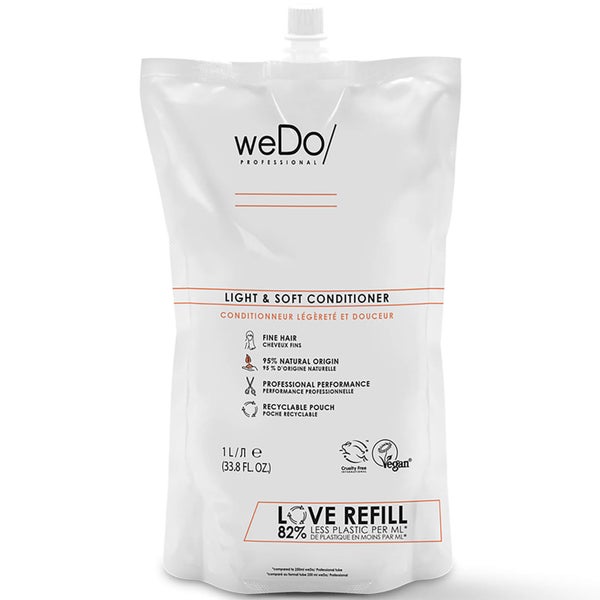 weDo/ Professional Light and Soft Conditioner Pouch 1000ml