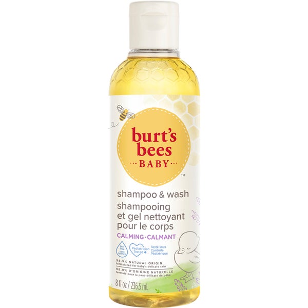 Burt's Bees Shampoing et gel douche apaisant à la lavande pour bébé