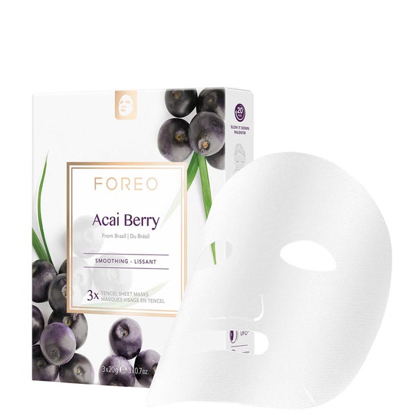 FOREO Acai Berry Firming Sheet Face Mask (3 Pack)