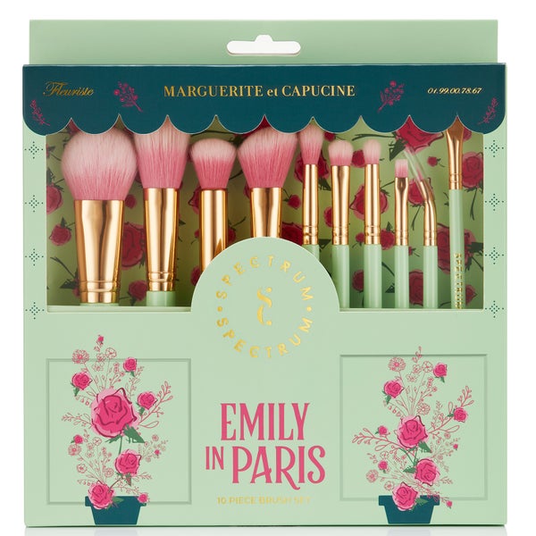 Spectrum Collections Emily in Paris La Vie En Rose 10 Piece Brush Set