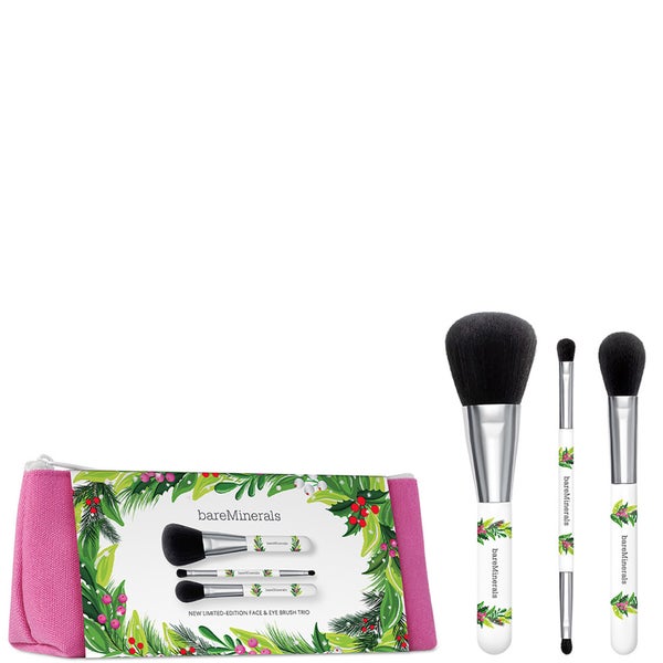 bareMinerals Limited-Edition 3-Piece Brush Set -sivellinsetti