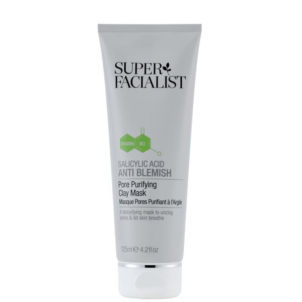 Super Facialist Salicylic Acid Anti Blemish Pore Purifying Clay Mask 125ml