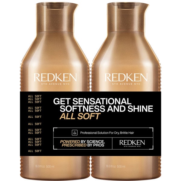Redken All Soft Shampoo and Conditioner Duo (2 x 500ml)