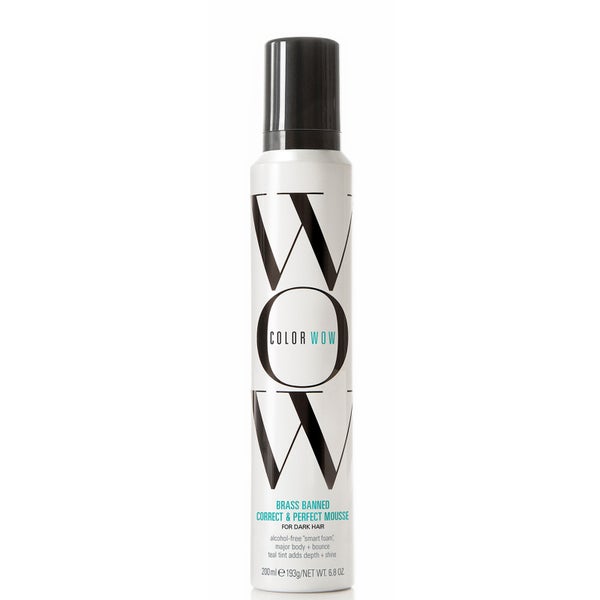 Color Wow Brass Banned Correct and Perfect Mousse for Dark Hair 200g