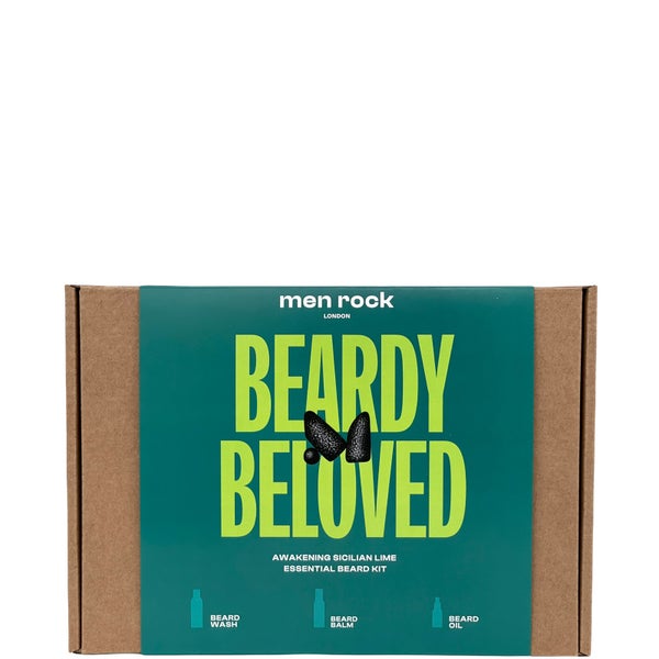 Подарочный набор для ухода за бородой Men Rock Beard Care Gift Set, аромат Sicilian Lime