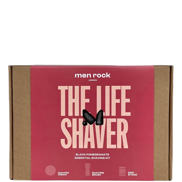 Подарочный набор для бритья Men Rock Beard Care Gift Set, аромат Black Pomegranate