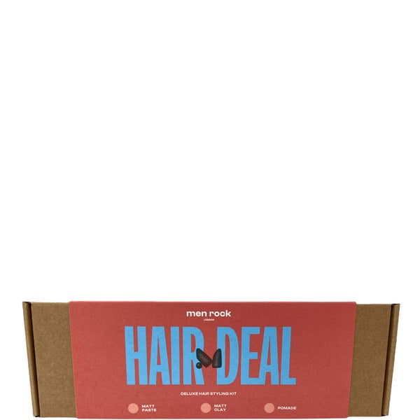 Подарочный набор для укладки волос Men Rock Beard Care Gift Set, аромат Deluxe