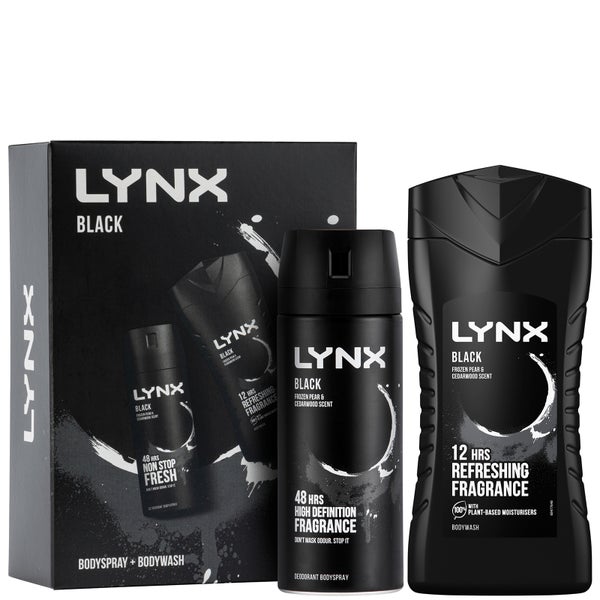 Lynx Black Duo Gift Set for Men 2 Piece
