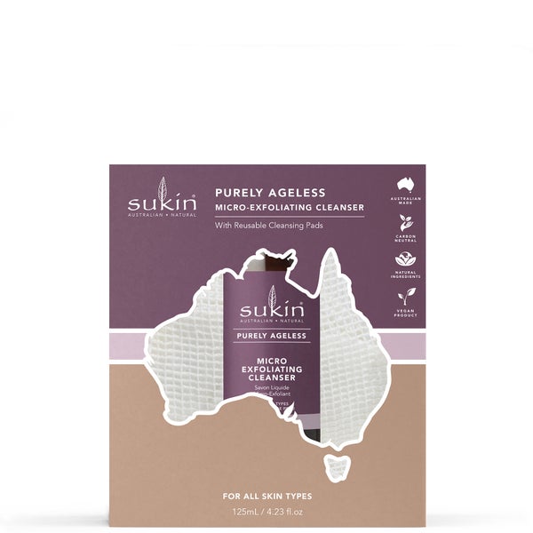 Sukin Purely Ageless Cleanser 125 ml Gift Set -lahjasetti