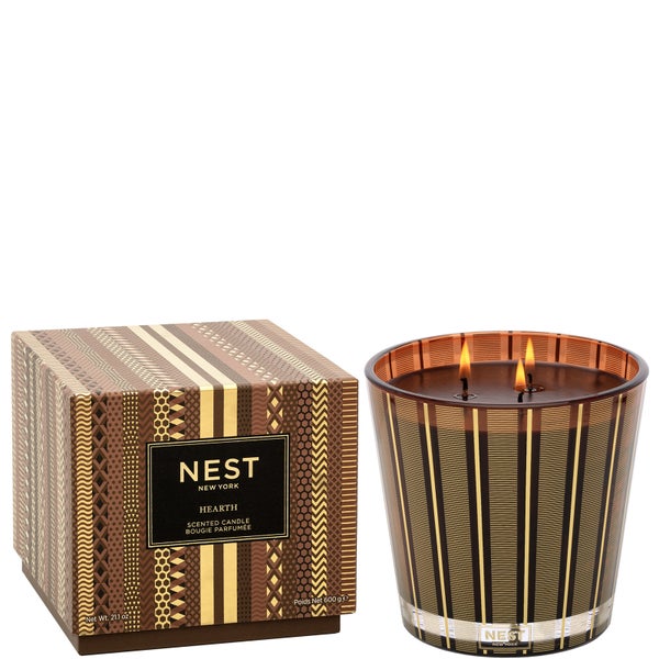 NEST New York Hearth 3-Wick Candle 600g