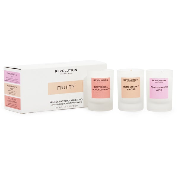 Clear Collection Fruity Mini Candle Gift Set