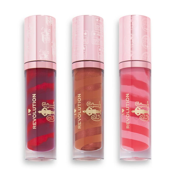 I Heart Revolution x Elf Candy Cane Lip Gloss 7.5ml (Various Colours)