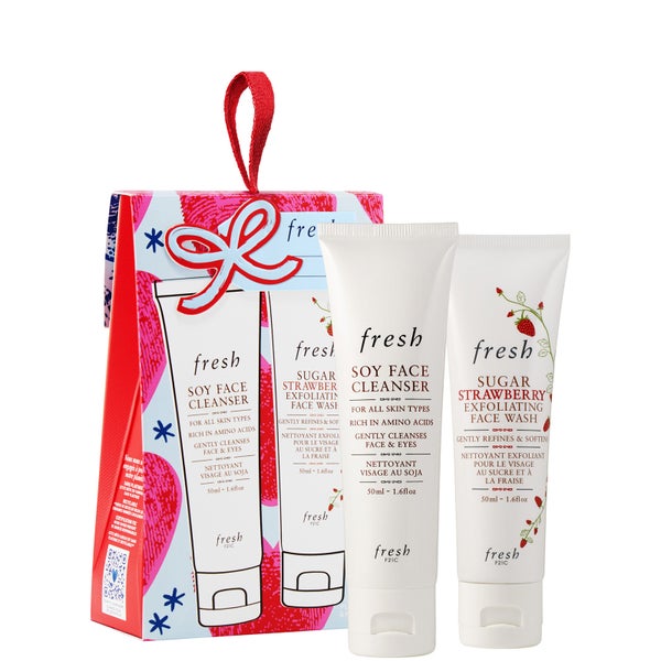 Conjunto de Presentes Fresh Soy and Strawberry Cleansing Duo